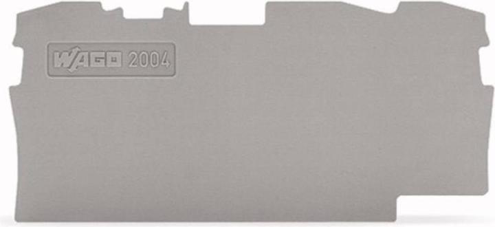Produktbild Wago Endplatte für Klemmen 3 x 4 mm2 grau (Diverse)