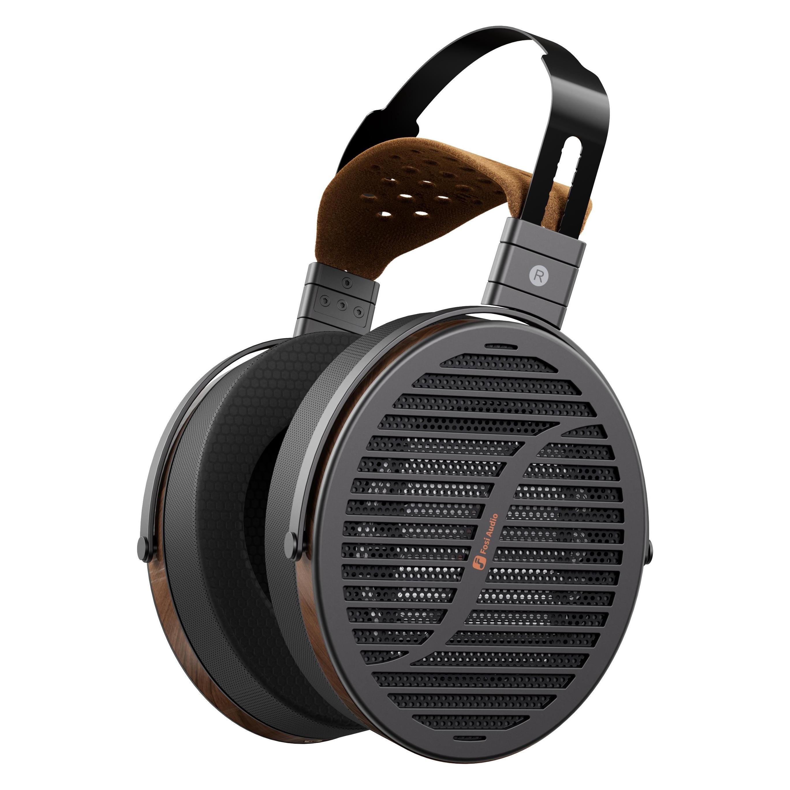 Fosi Audio I5 Open-Back Planar Magnetic Kopfhörer Over Ear (Kabelgebunden), Kopfhörer, Schwarz, Braun