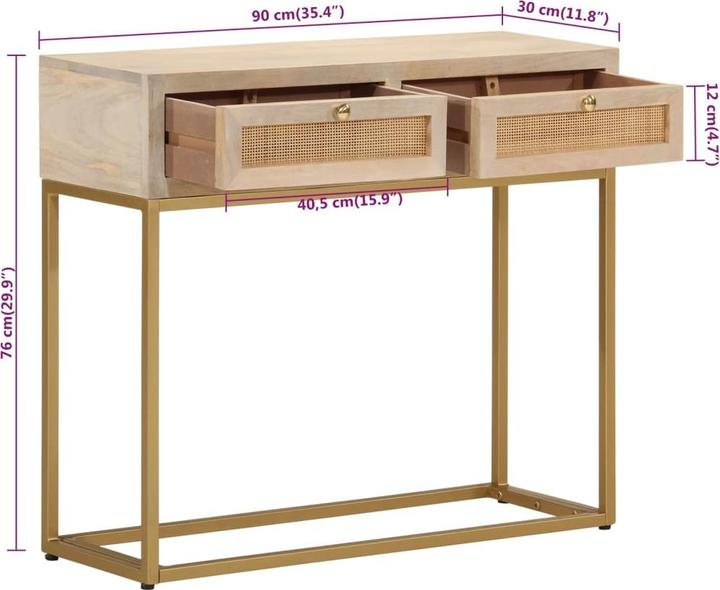 Image du produit vidaXL Konsolentisch