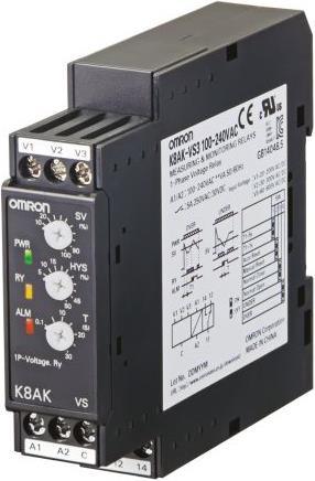 Image du produit Omron Industrial Automation Relais de surveillance 22.5mm Single phase