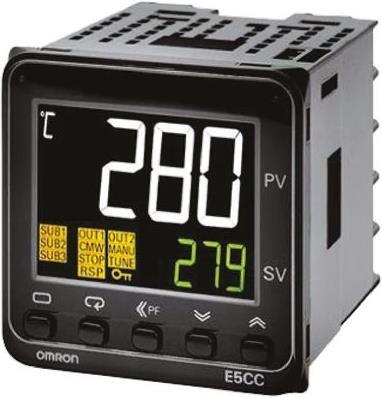 Image du produit Omron Industrial Automation Régulateur de température 1/16 DIN 24Vdc