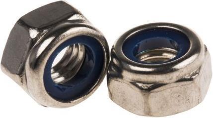 Actual product image RS PRO Nuts self-locking M8 (M8)