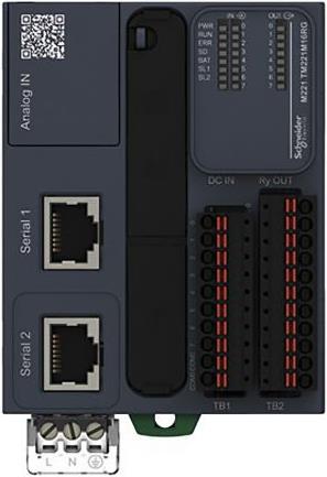 Actual product image Schneider Electric CONTROLLER M221-16IO RELAY SPRING MODULA