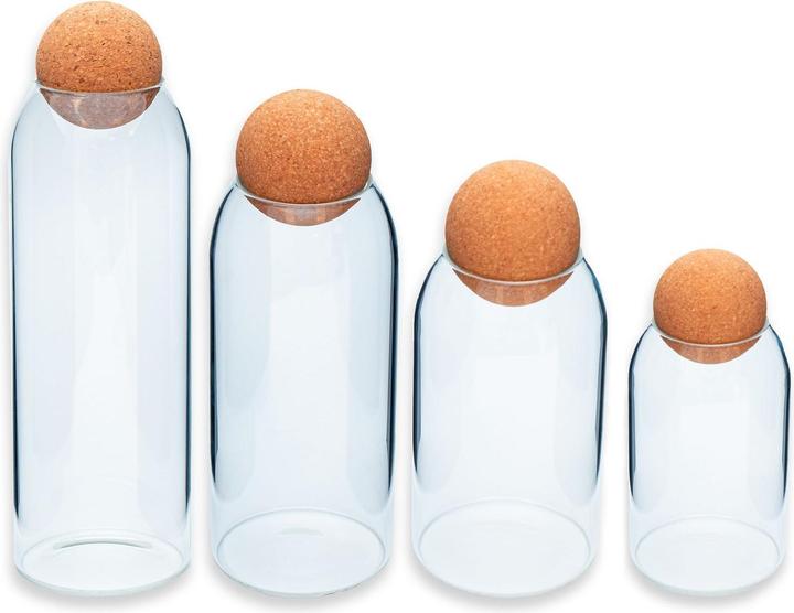 Intirilife Aufbewahrungsbehälter Vorratsglas Set (1.20 l)