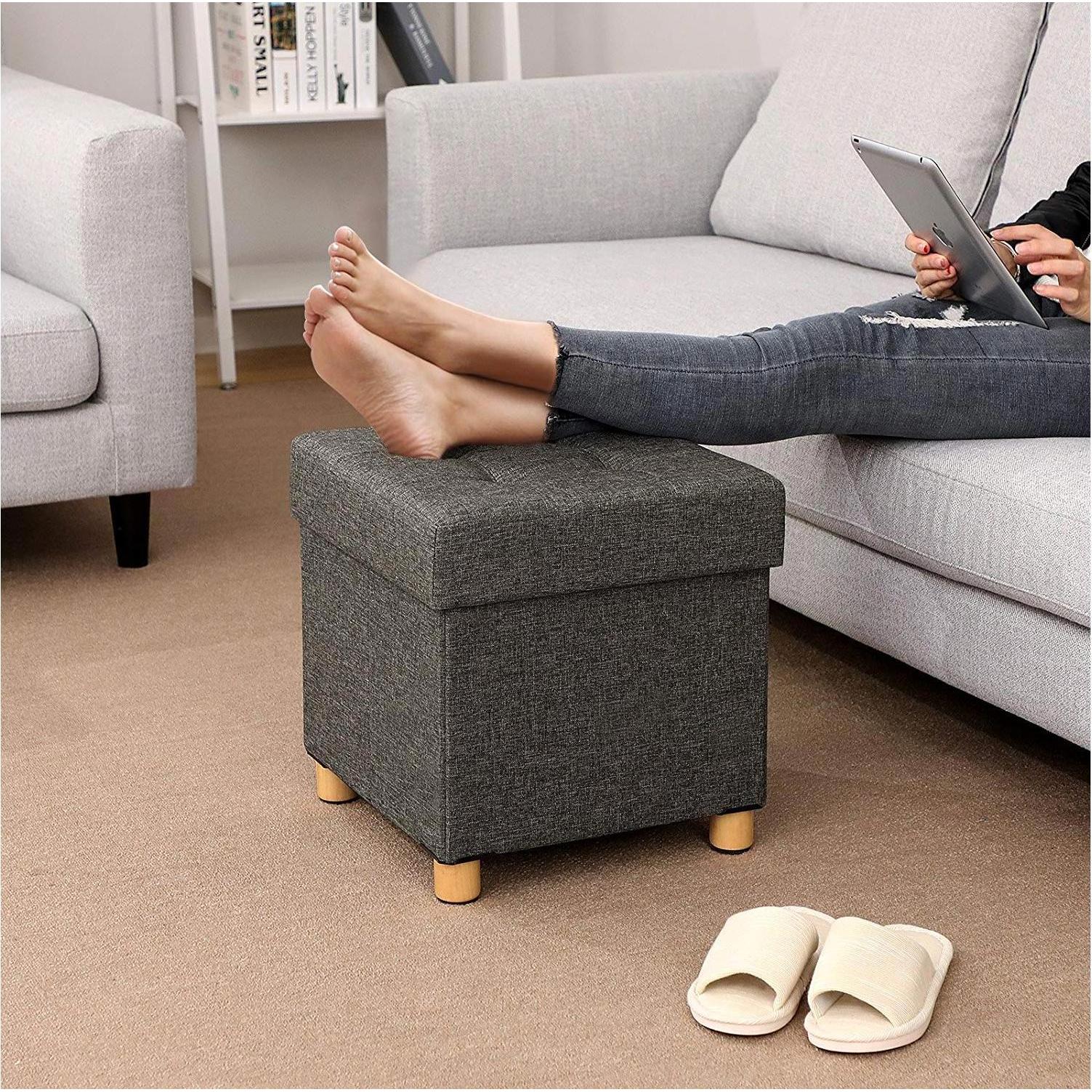 Thumbnail - Songmics, Hocker + Pouf, Marli