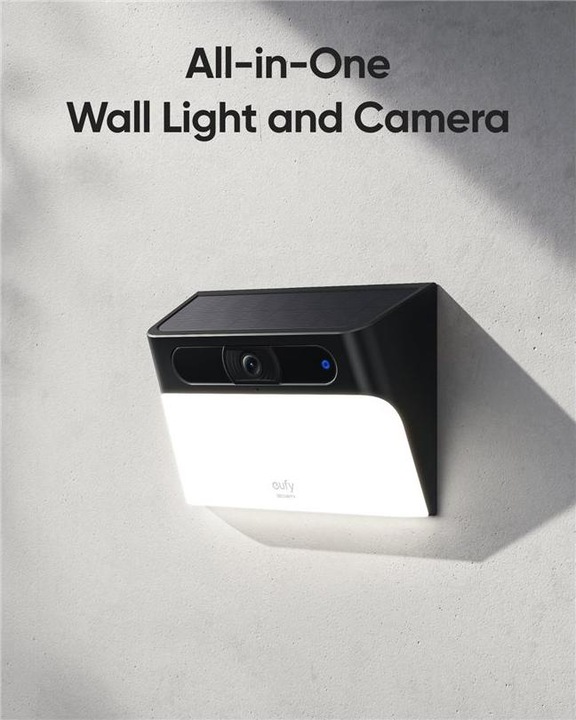 Actual product image eufy Solar Wall Light Cam S120 (2304 x 1296 Pixels)