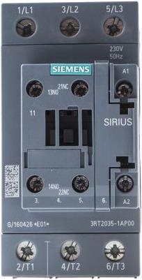 Produktbild Siemens Contactor AC3 18.5KW 230V 1NO+1NC 3P S2