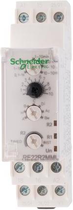 Image du produit Schneider Electric Relais temporisé multifonctionnel 24VDC/24-240VAC