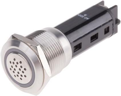 Produktbild RS PRO Annunciator 19mm 85dB IP50 IK04 screw