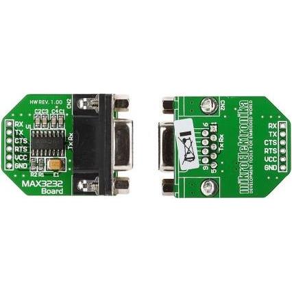 Thumbnail - MikroElektronika MAX3232 (MAX3232) Adapter Board, Entwicklungsboard + Kit
