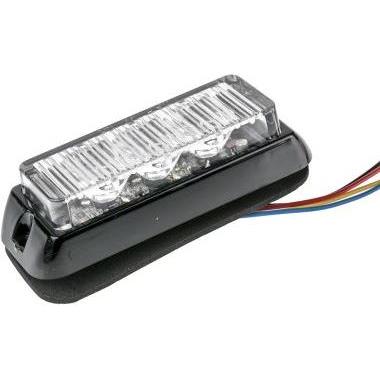 Rs Pro, Personenschutz, LED Beacon, Red, Dual Voltage, 12/24DV