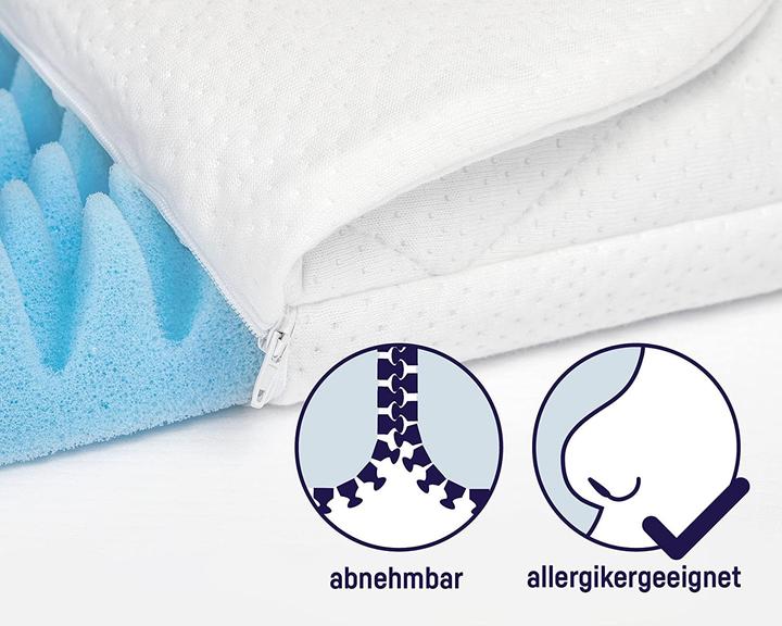 Actual product image Julius Zöllner Julius cradle and bassinet mattress Dr. Lübbe Air Plus (70 x 41 cm)