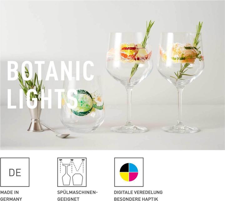 Produktbild Ritzenhoff 2er-Set Gin-Kelch Botanic Lights (7 dl, 2 x, Gin Gläser)