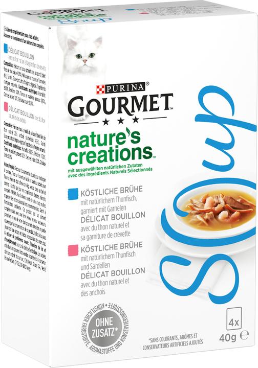 Image du produit Gourmet Soupe au thon en cristal, 4x40g (Adulte, 4 pcs, 40 g)