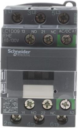 Actual product image Schneider Electric Contactor 9A 3P AC3 48-130VACDC coil