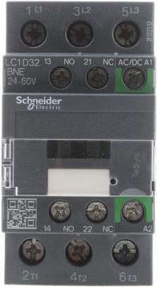 Produktbild Schneider Electric Contactor 32A 3P AC3 24-60VACDC coil