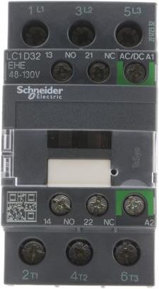 Actual product image Schneider Electric Contactor 32A 3P AC3 48-130VACDC coil