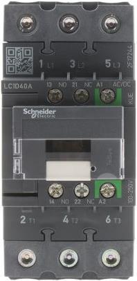 Actual product image Schneider Electric Contactor 40A 3P AC3 100-250VACDC coil
