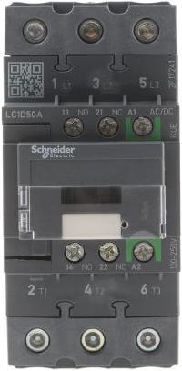 Actual product image Schneider Electric Contactor 50A 3P AC3 100-250VACDC coil