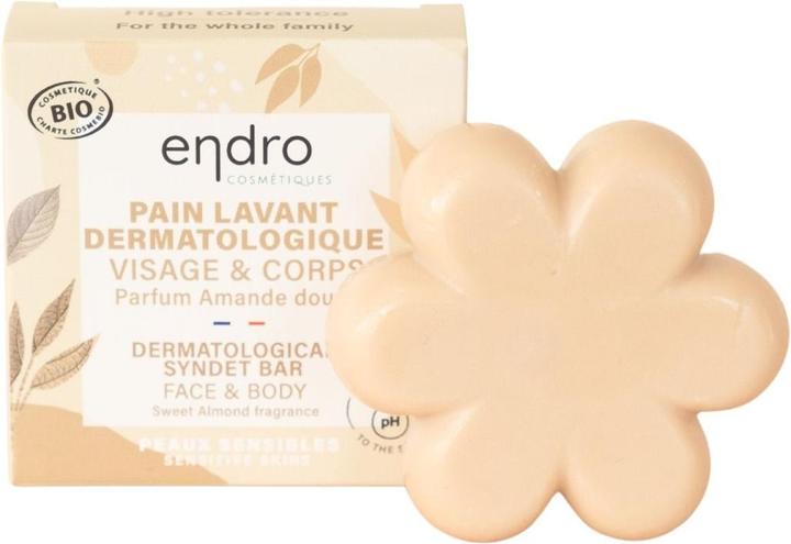 Immagine prodotto Endro Lavaggio dermatologico per viso e corpo Profumo di mandorle dolci solido (Sapone duro, 85 ml)