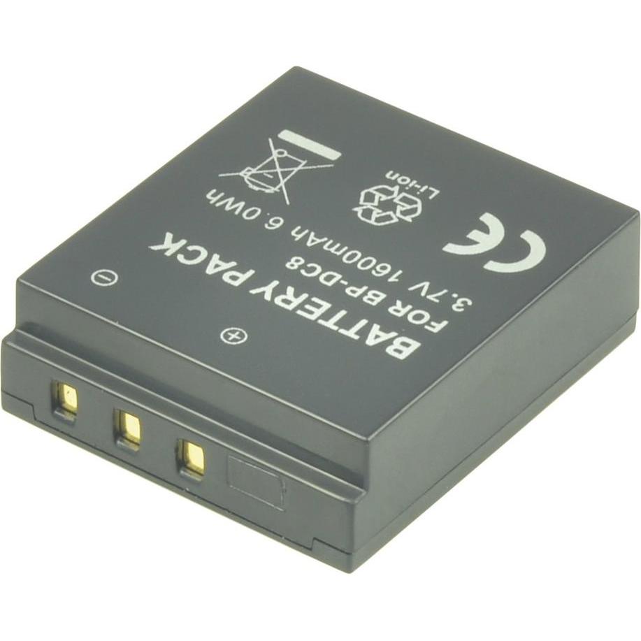 2-Power Digital Camera Battery 3.7V 1300mAh (Akku), Kamera Stromversorgung