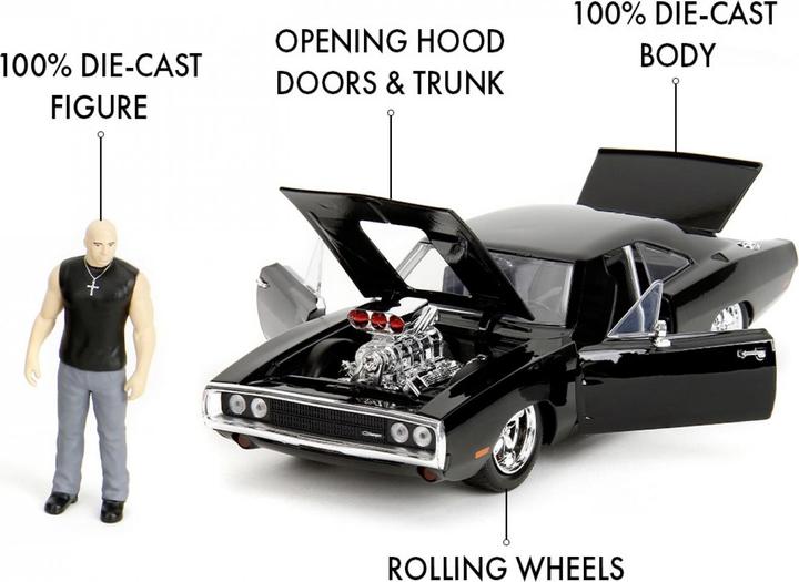 Image du produit Jada Fast & Furious 1970 Dodge Charger 1:24