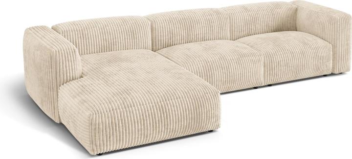 Image du produit Micadoni Canapé D'Angle Gauche Modulaire, "Martina", 3 Places, 332x176x75 Fabriqué en Europe (Canapé d'angle)