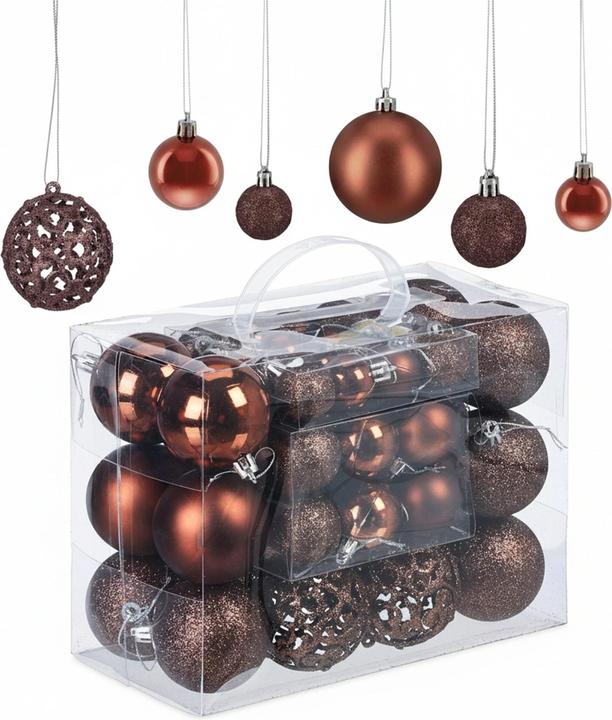 Actual product image Relaxdays Lot-50 boules-Noel (50x)