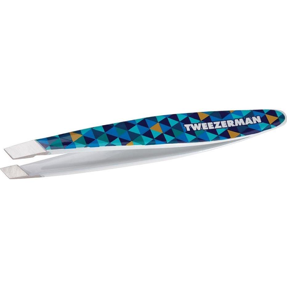 Tweezerman, Pinzette, Mini Slant Tweezer Blue Mosaic