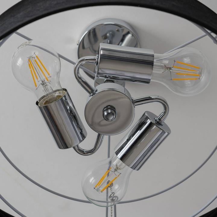 Produktbild Lindby Ayvira Deckenleuchte, schwarz, gold (E27)