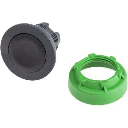 Schneider Electric Flush Black Flush Caps Pushbutton Head, Taster + Schalter, Schwarz