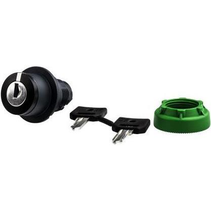 Schneider Electric Flush Blue Ill Selector Switch Head 2p, Taster + Schalter, Schwarz