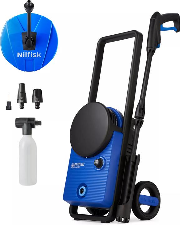 Produktbild Nilfisk Core 130-6 PowerControl - PC EU pressure washer Upright Electric 462 l/h Juodas, Mėlyna (Netzbetrieb)
