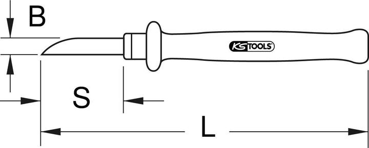 Immagine prodotto KS Tools Coltello spela cavi isolato, 200 mm (5 cm)