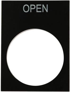 Actual product image RS PRO Legend Plate OPEN Pack of 5