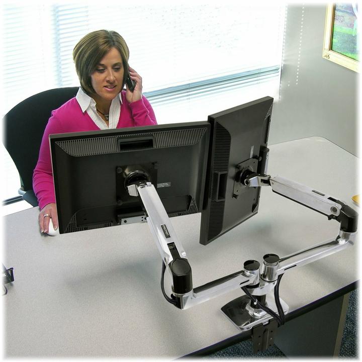 Actual product image Ergotron LX Dual (Table, 27", 9 kg)