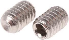 Produktbild RS PRO Madenschrauben Ringschneide A4 M4x6mm (1 Schraube pro Stück)