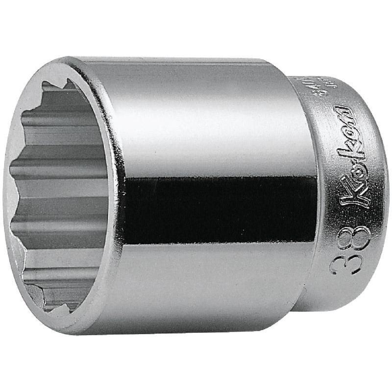 Koken, Steckschlüssel + Stecknuss, Zwölfkant-Steckschlüsseleinsatz (19 mm)