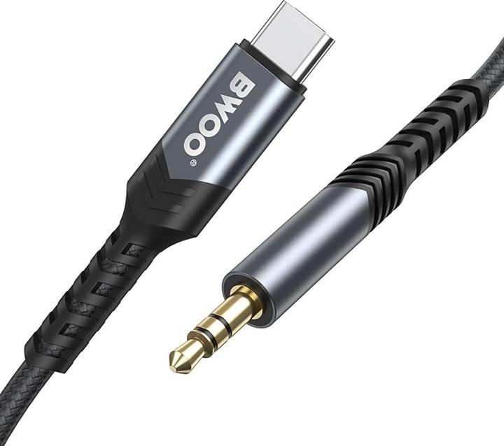 Image du produit Bwoo câble audio BO-AUX066 aux 3.5mm-USB-C (1.20 m, Câble AUX)
