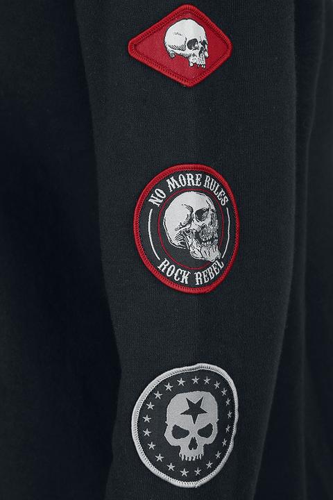 Produktbild Rock Rebel by EMP Hoody Spray Bleach Look (S)