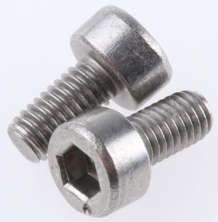 Produktbild RS PRO Schrauben Zylinderkopf Innensechskant M3x6mm