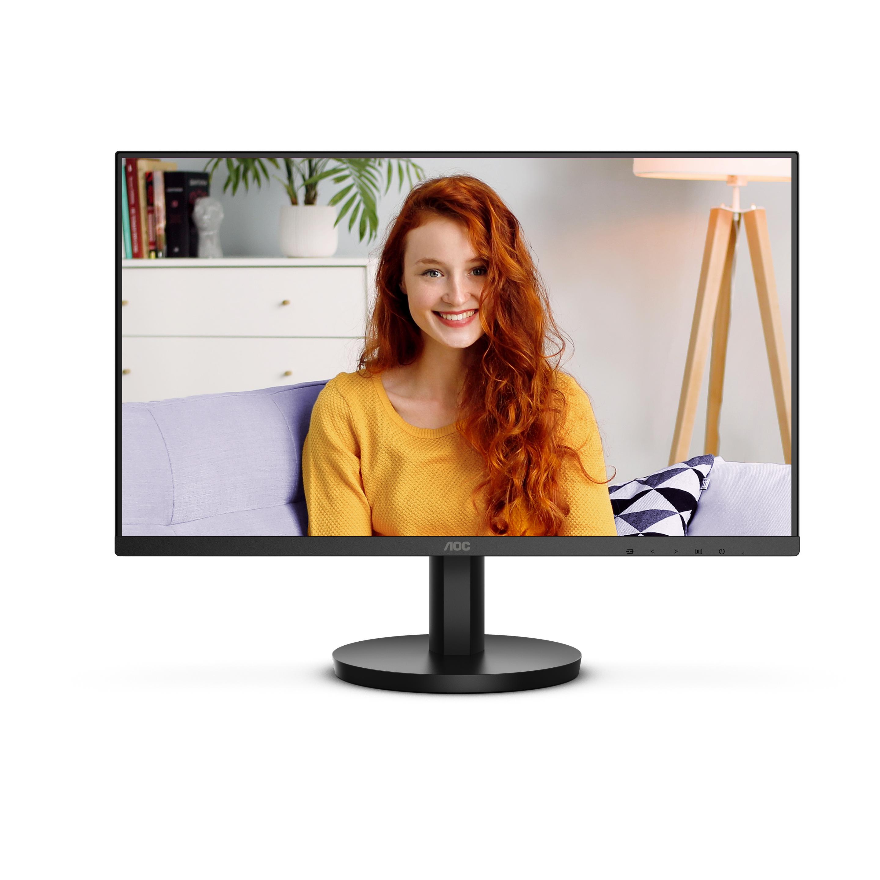 AOC 24B3HMA2 (1920 x 1080 Pixel, 23.80"), Monitor, Schwarz