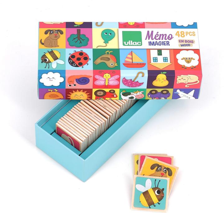 Actual product image Vilac Memory Matching Game - Summer by Melusine Allirol - (2477S)