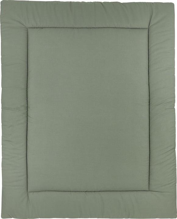 Produktbild Meyco Laufgittereinlage Cheetah / Uni forest green (100 cm, 80 cm)