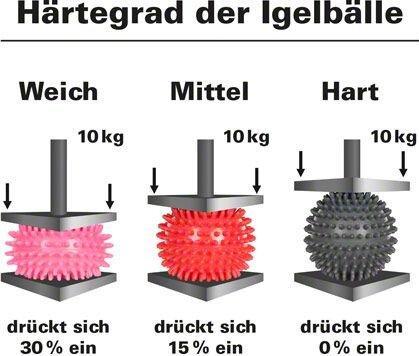 Produktbild Fispo Igelball, soft, 10cm, neon-blau