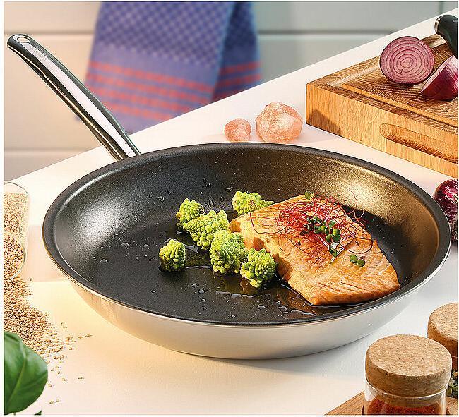 Produktbild Spring Vulcano Classic (28 cm, Bratpfanne, Edelstahl, Aluminiumguss)