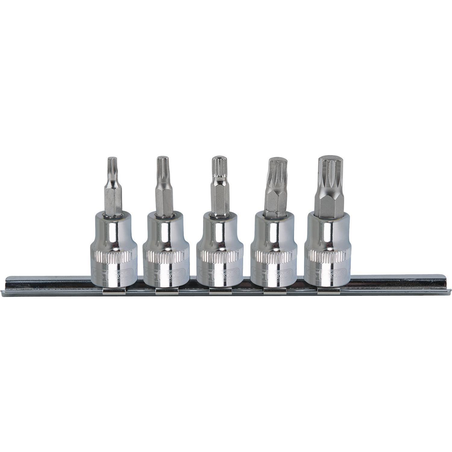 KS Tools, Steckschlüssel + Stecknuss, 3/8" CHROMEplus Bit-Stecknuss-Satz