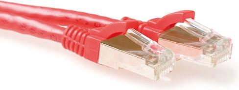 Produktbild ACT Red 2 meter LSZH SFTP CAT6A patch cable snagless with RJ45 connectors CAT6A S/FTP LSZH SNG RD 2.00M (S/FTP, CAT6, 2 m)