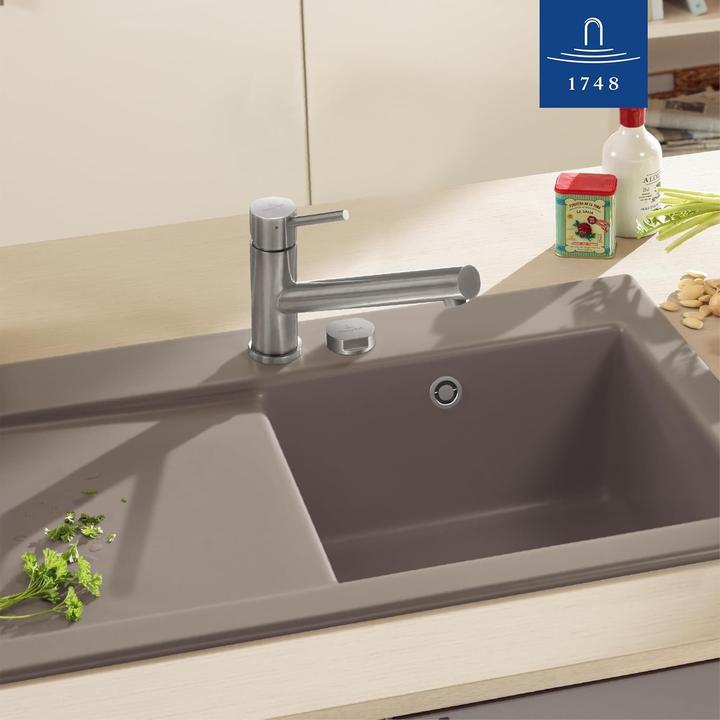 Actual product image Villeroy & Boch Como low-pressure kitchen mixer tap, stainless steel