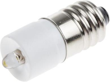 Produktbild RS PRO LED 5mm E10 6VAC/DC weiß (E10, 1x)